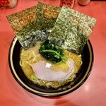 Yokohamaiekeisouhonzanyoshimurakechokkeitenramenuchidaya - ラーメン ライスセット 1050円