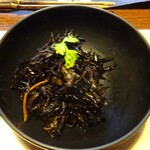 山荘無量塔 - 朝食：お惣菜（ひじきの煮物）