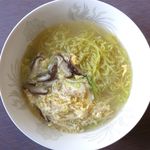 焼肉じゅうじゅう - 塩ラーメンのアップ