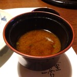 山荘無量塔 - 夕食：食事（止椀）