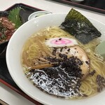 長谷川食堂 - 漬け丼、焦がしネギラーメン