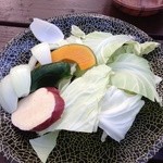 カフェローズガーデン - バーベキューの野菜