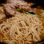 やぐら亭 - パツンと切れる麺は"普通盛り"だと1.5玉。