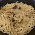 筑波宇宙センター社員食堂 - しめじとチキンの柚子胡椒プレート