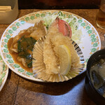 居酒屋レストラン サングッド - フライはエビと目鯛　目鯛がかなり美味しい