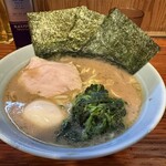 萬家 - ラーメン味玉トッピング