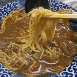 西新井ラーメン - コシのある細ストレートな麺