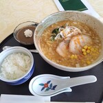 ミルフィーユゴルフクラブ - 三種の合わせ味噌ラーメン