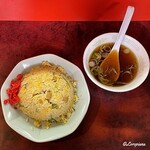 盛岡食堂 - チャーハンとスープ