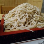 そば処 田中屋 - ざるそば海苔抜き 750円 特盛 300円