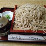 そば処 田中屋 - ざるそば海苔抜き 750円 特盛 300円