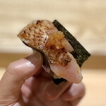 鮨 りんだ - 喉黒の備長炭炙り