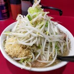 ラーメン二郎 - 小ラーメン、ヤサイニンニクで。