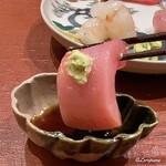 御料理 寺沢 - 塩竃ひがしものと称される目鉢鮪のトロ