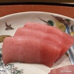 御料理 寺沢 - 塩竃ひがしものと称される目鉢鮪のトロ