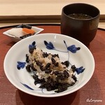 御料理 寺沢 - 香茸の炊込みごはん