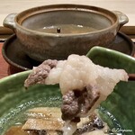 御料理 寺沢 - 脂が美味しい熊肉