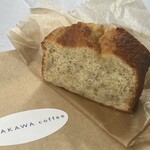 HAYAKAWA coffee - バナナケーキ 380円