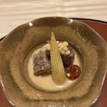 旅館 洋々閣 - 留肴：黒毛和牛蒸しゃぶしゃぶ