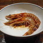 ロウホウトイ - 海老の紹興酒漬け　山椒