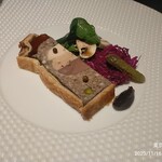 シェ・イノ - フォワ・グラのフラン仕立て