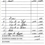 シェ・イノ - 会計