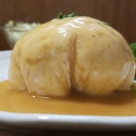 キッチン ブルー グローブ - 海老と豆腐のムースは分厚いです