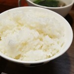 キッチン ブルー グローブ - ご飯大盛りのアップ