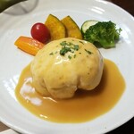 キッチン ブルー グローブ - 海老と豆腐のムースのアップ