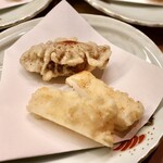 花いち - あおりいかと干いも天ぷら