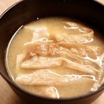 花いち - 甘ゆば 豆腐 わかめのみそ粕汁