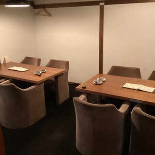 [2nd floor private table room (7 to 8 people)] Luxury space recommended for entertaining and dinner parties