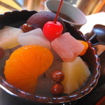 無心庵 - あんみつのアップ