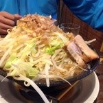 ラーメン・つけ麺笑福 - ラーメン。野菜増し、油まし