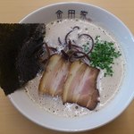 金田家 - 黒豚ラーメン６３０円（カタメン）２０１３．１１