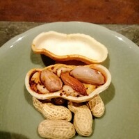 和食 板垣 - 先付　落花生、雲丹