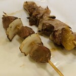 やきとり鴨平 - 砂ずり&かしわ