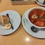 ジョイフル - 料理写真:4種類の雑穀とチキンのスープセット