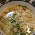 とりそば太田 - 鶏飯にスープをかけてみました