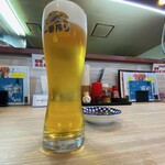 万国 - 生ビール(キリン一番搾り) 600円