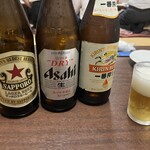 居酒屋 かんたろう - 最初の乾杯ドリンク　まさかの3種揃い踏み‼️