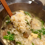 郷土料理ともん - 天然きのこ雑炊に〜　byまみこまみこ