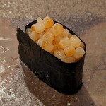 鮨 難波 - 半熟イクラ軍艦巻き