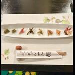 郷土料理ともん - 秋の山　八種類の前菜の盛合わせbyまみこまみこ