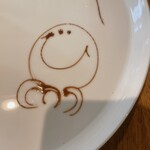 ハタナカ - デザートプレートにイラスト描いてくれます