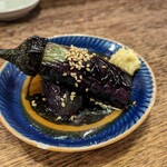 居酒屋 ちょーちょ - 茄子揚げびたし165円