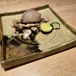 Yuni Yumo - 秋刀魚のペーストと舞茸のソテー