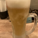 ヤキトリ まだらや - 生ビール