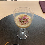 日本料理 鷹の羽 - 白菜の摺り下ろし。ベーコンがいいアクセント。