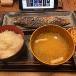 Shimpachi Shokudou - さば文化干し定食（979円）